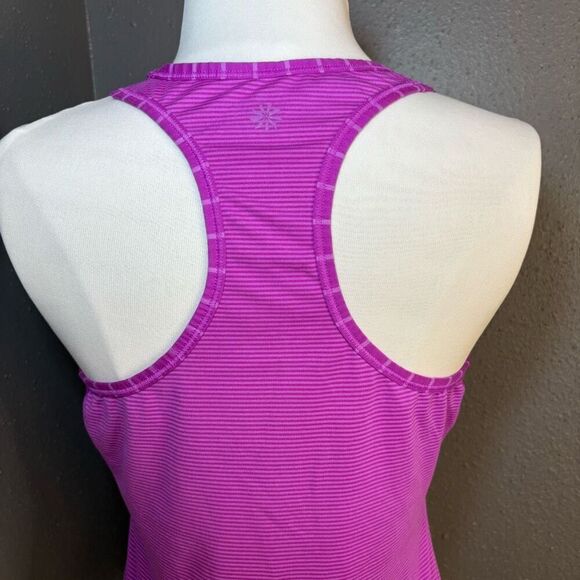 Athleta Purple Stripe Racerback Chi Tank - Picture 7 of 9